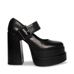 Steven Madden CARLY BLACK LEATHER Pumps